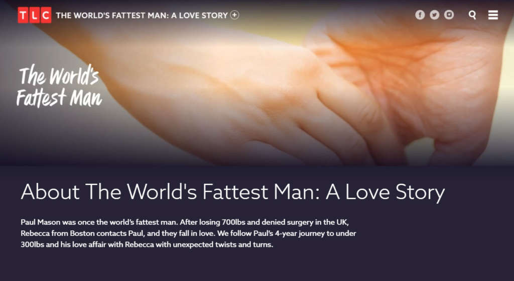 the world fattest man article cover by TLC magazine