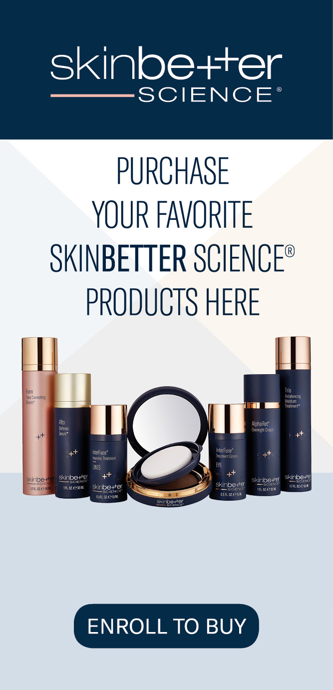 Web Banner link to Skinbetter Products for skin care